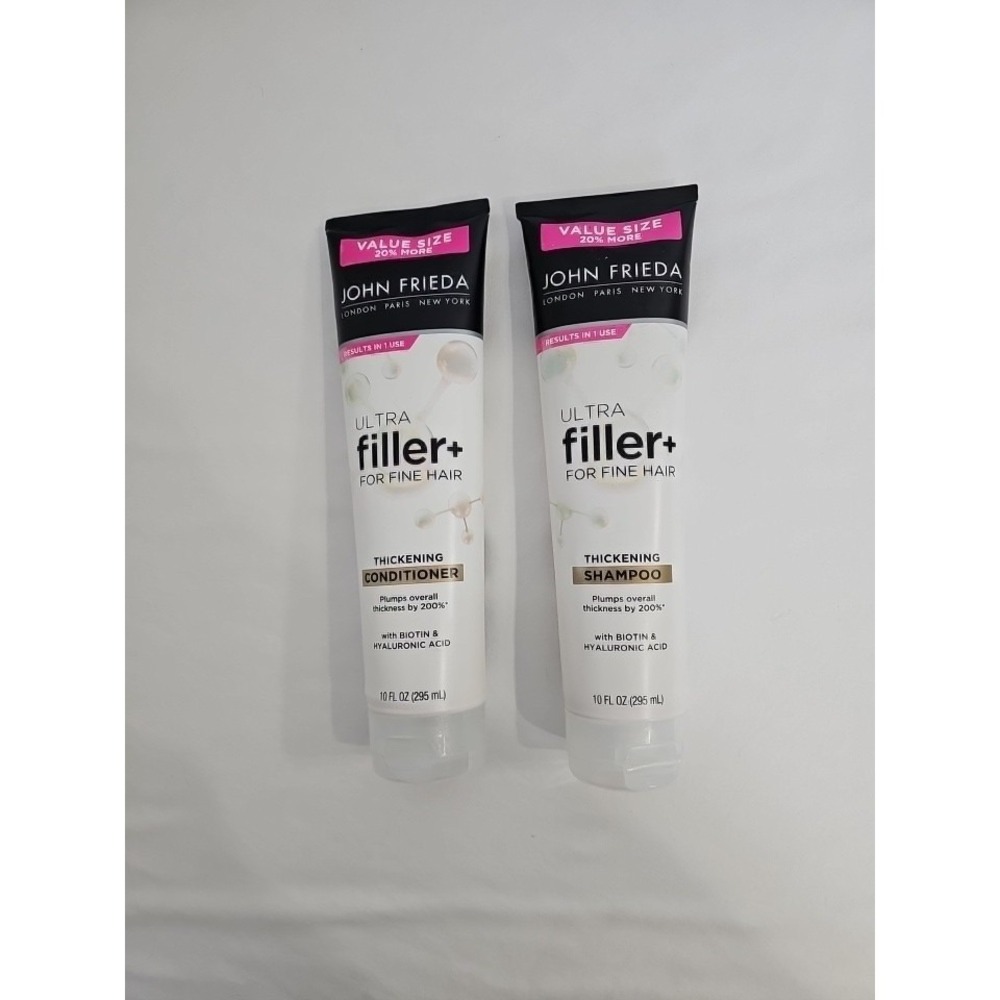 2 Pack John Frieda‎ Ultrafiller + Thickening Shampoo & Conditioner 10 Oz Each